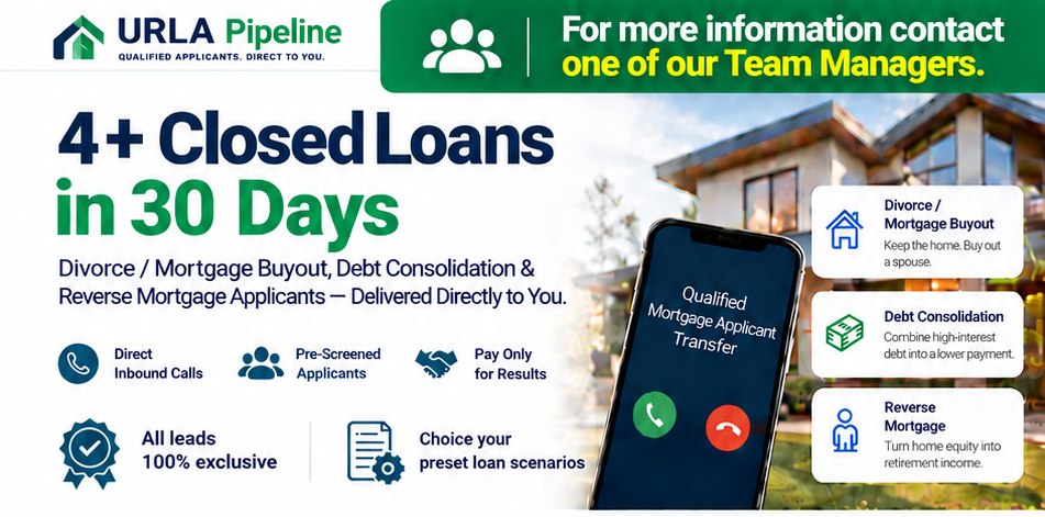 Qualified Mortgage Applicant Transfers for Divorce Mortgage Buyout, Debt Consolidation and Reverse Mortgage Applicants